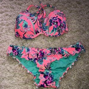 Two piece bikini swimsuit